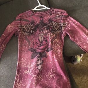 Reversible Affliction sweater